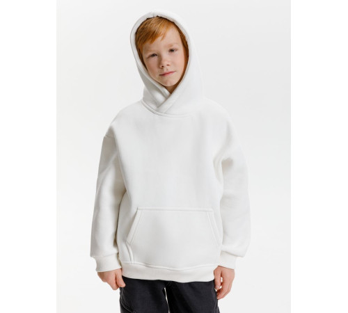 Худи детское оверсайз Junipero, молочное (белое)
