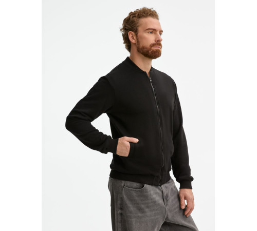 Бомбер унисекс Townie, черный