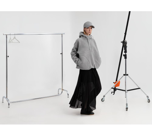 Анорак унисекс Oblako, светло-серый