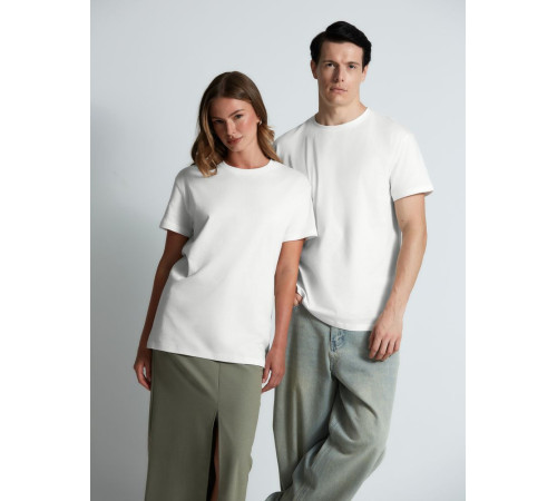 Футболка унисекс T-Bolka 160, белая (белоснежная)