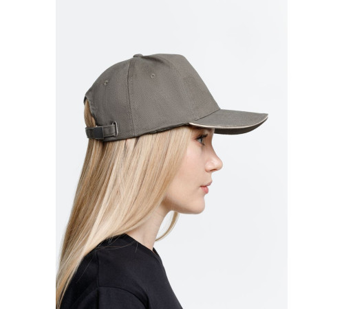 Бейсболка Long Beach, хаки с бежевым