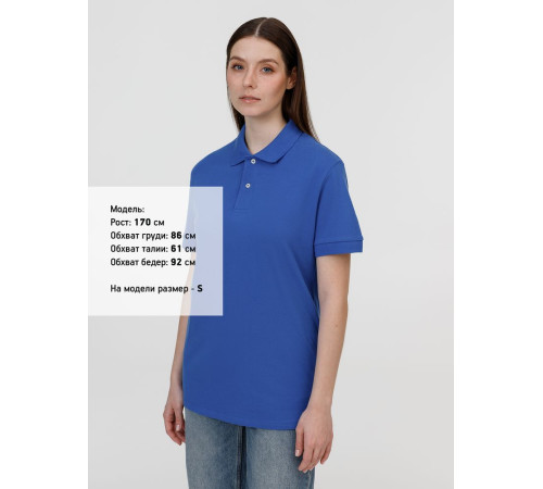 Рубашка поло унисекс Pacific, ярко-синяя (royal)