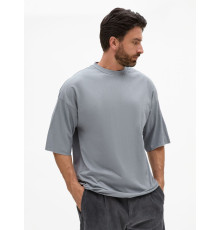 Футболка унисекс оверсайз T1, серая