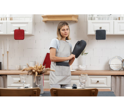 Фартук Settle In, серый