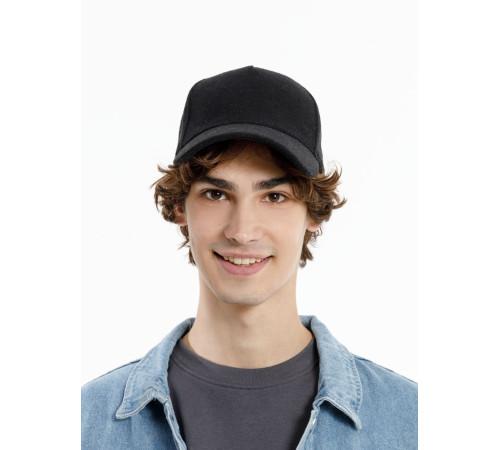 Бейсболка Woolridge, черная