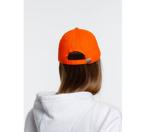 Бейсболка Spiker, оранжевая с белым