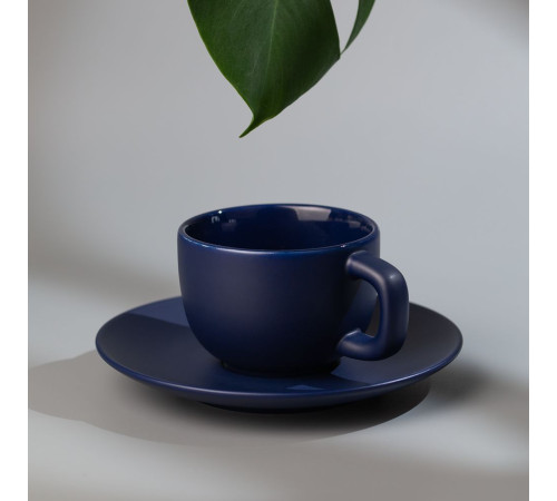 Чайная пара Stansa, темно-синяя