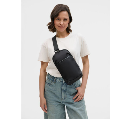 Рюкзак на одно плечо Solnex, черный