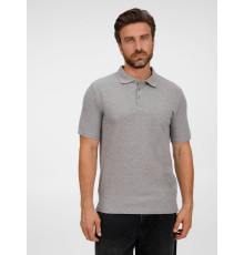 Рубашка поло унисекс Tervise, серый меланж