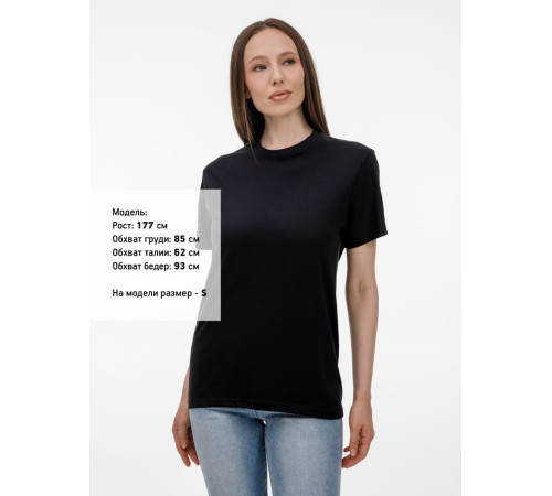 Футболка унисекс T-Bolka 180, черная