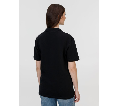 Рубашка поло унисекс Pulse, черная
