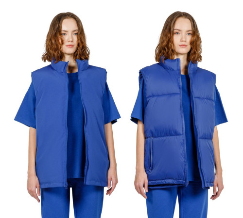 Жилет двусторонний V2, синий