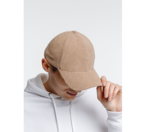 Бейсболка Soft Core, бежевая