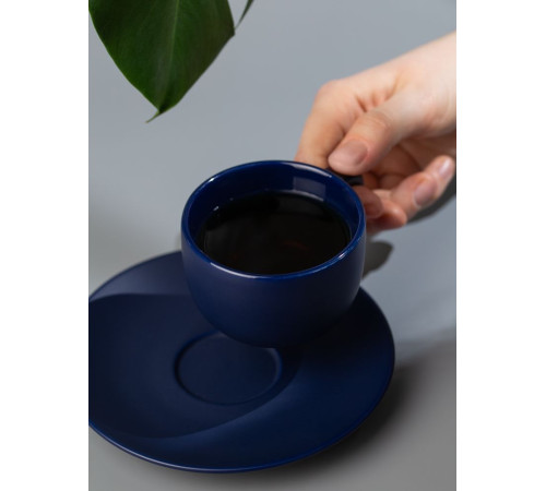 Чайная пара Stansa, темно-синяя