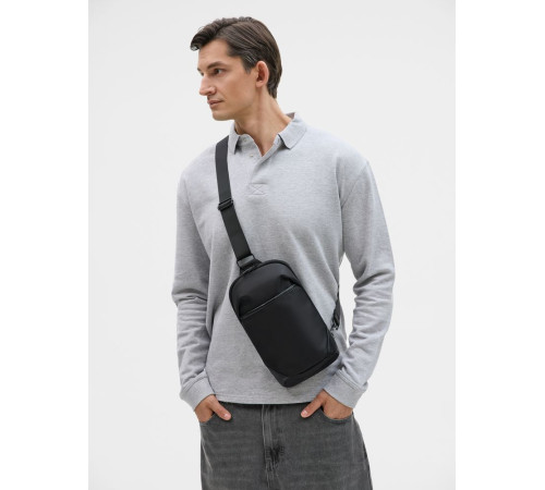 Рюкзак на одно плечо Solnex, черный