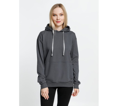 Толстовка с капюшоном Kirenga, темно-серая (графит)