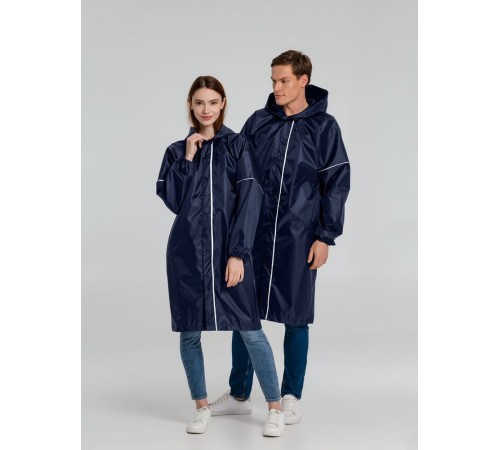 Дождевик со светоотражающими элементами Rainman Blink, синий