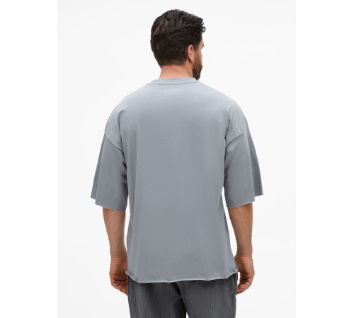 Футболка унисекс оверсайз T1, серая