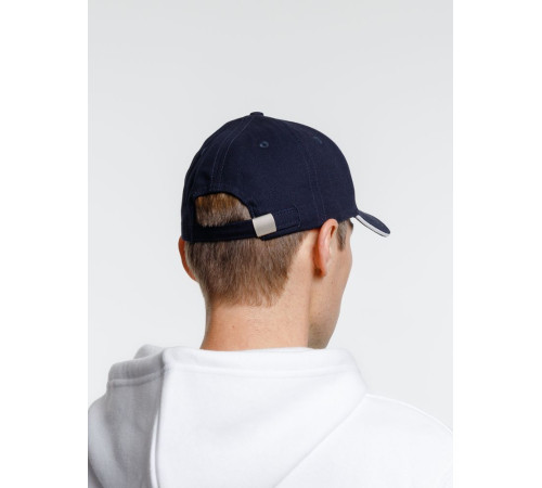 Бейсболка Spiker, темно-синяя с белым