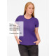 Футболка женская T-bolka Lady, фиолетовая
