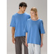 Футболка оверсайз унисекс Vozduh, синяя
