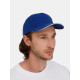 Бейсболка Classic 2.0, ярко-синяя с белым кантом