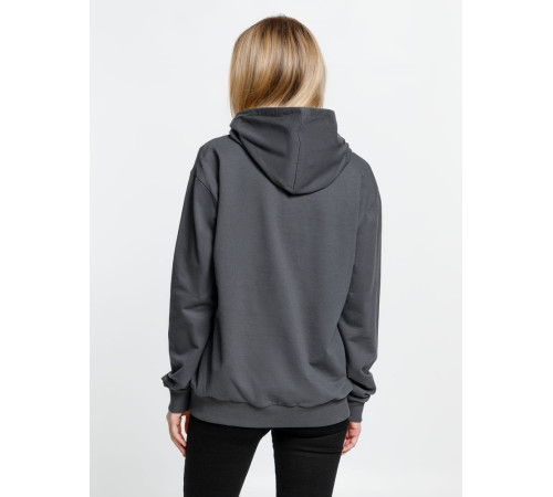 Толстовка с капюшоном Kirenga, темно-серая (графит)
