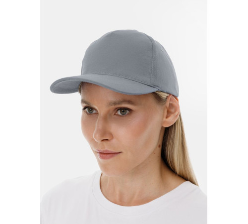 Бейсболка Long Beach, серая