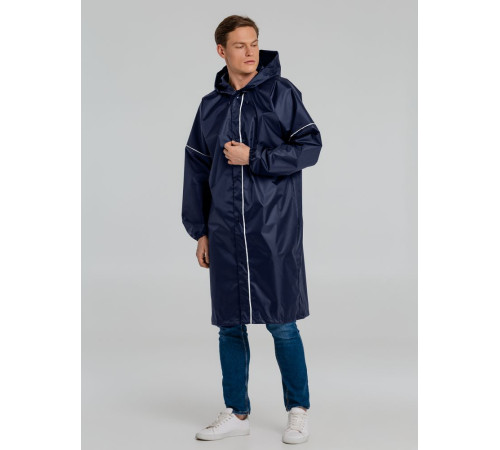 Дождевик со светоотражающими элементами Rainman Blink, синий