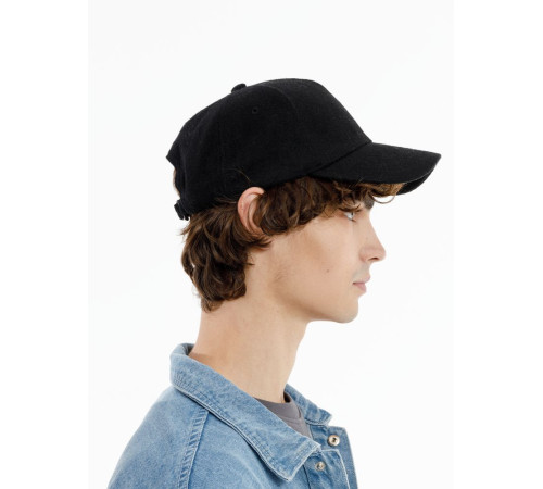 Бейсболка Woolridge, черная