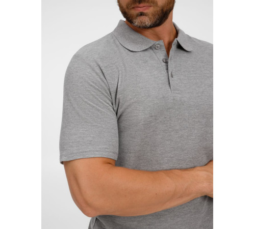 Рубашка поло унисекс Tervise, серый меланж