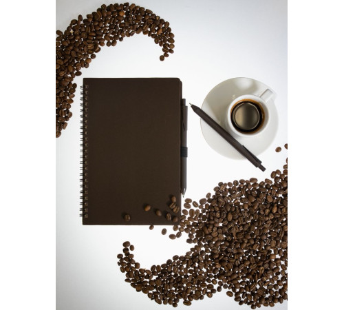 Блокнот на спирали Coffeist, коричневый
