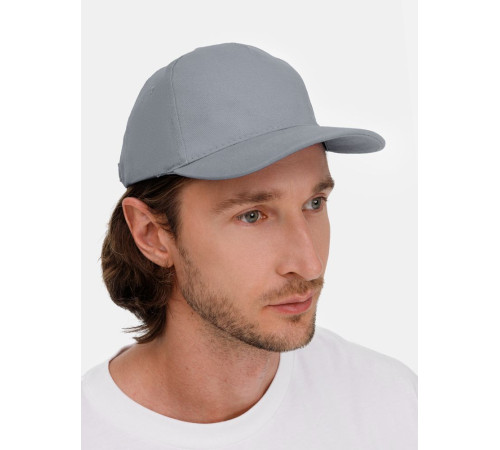 Бейсболка Long Beach, серая