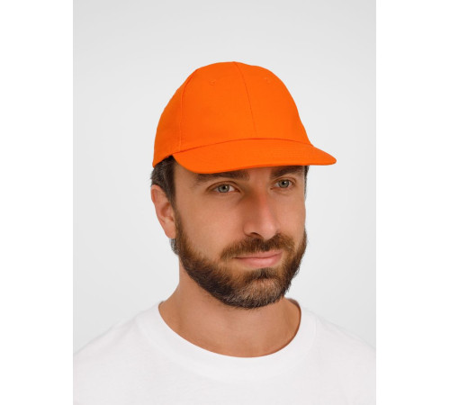 Бейсболка Apollo, оранжевая