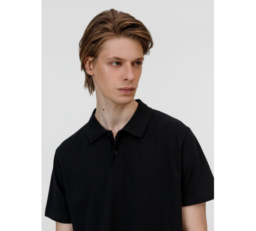 Рубашка поло унисекс Pulse, черная