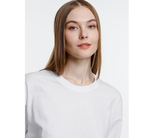 Футболка оверсайз унисекс Base Space, белая