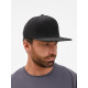 Бейсболка Epicore с прямым козырьком, черная
