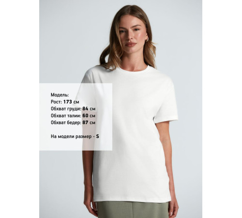 Футболка унисекс T-Bolka 160, белая (белоснежная)