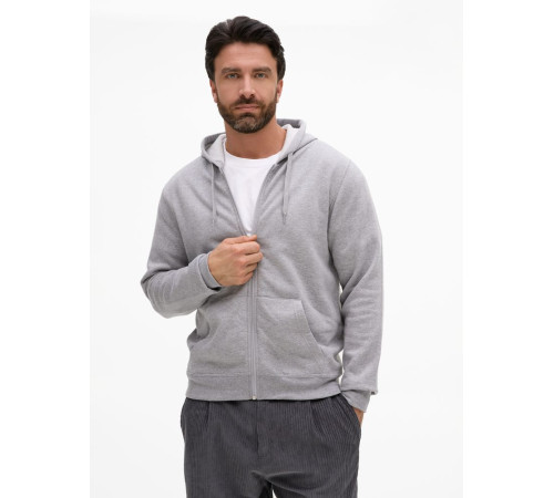 Толстовка унисекс Stone, серый меланж