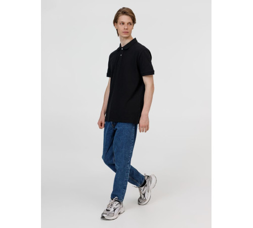 Рубашка поло унисекс Pacific, черная