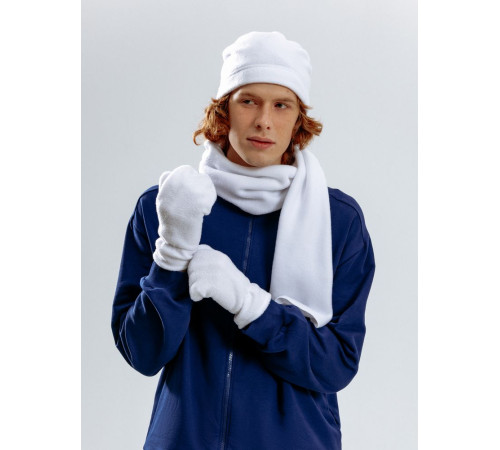 Шарф Fleecy, белый