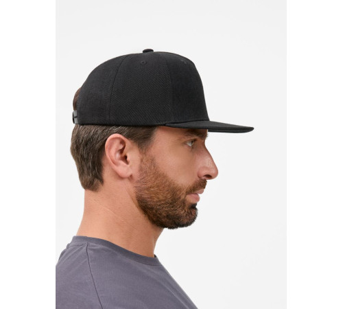 Бейсболка Epicore с прямым козырьком, черная