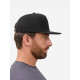 Бейсболка Epicore с прямым козырьком, черная