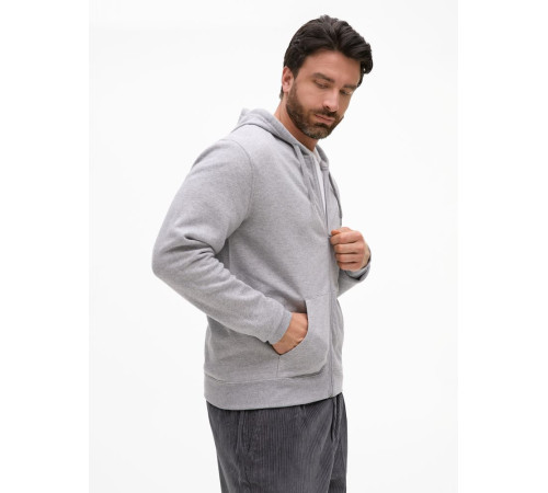 Толстовка унисекс Stone, серый меланж