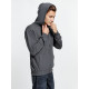 Толстовка на молнии с капюшоном Siverga 2.0, темно-серая (графит)