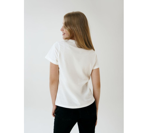 Футболка детская T-Bolka Kids, белая (теплый оттенок)