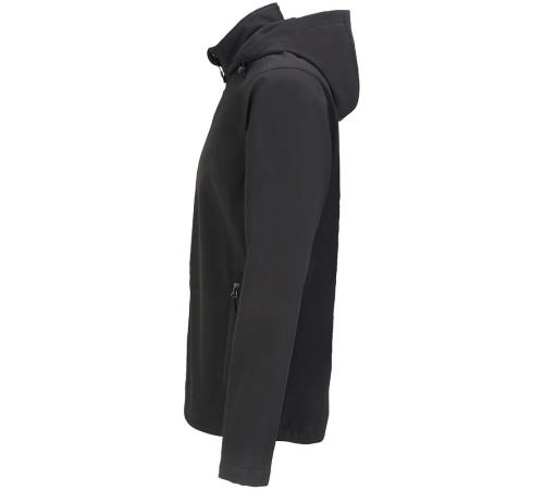 Куртка софтшелл с капюшоном мужская Race Men, черная