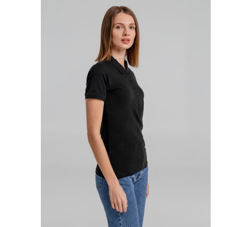Рубашка поло женская Neptune, черная