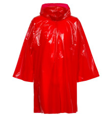 Дождевик-плащ CloudTime, красный