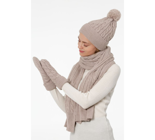 Варежки Heat Trick, бежевый меланж